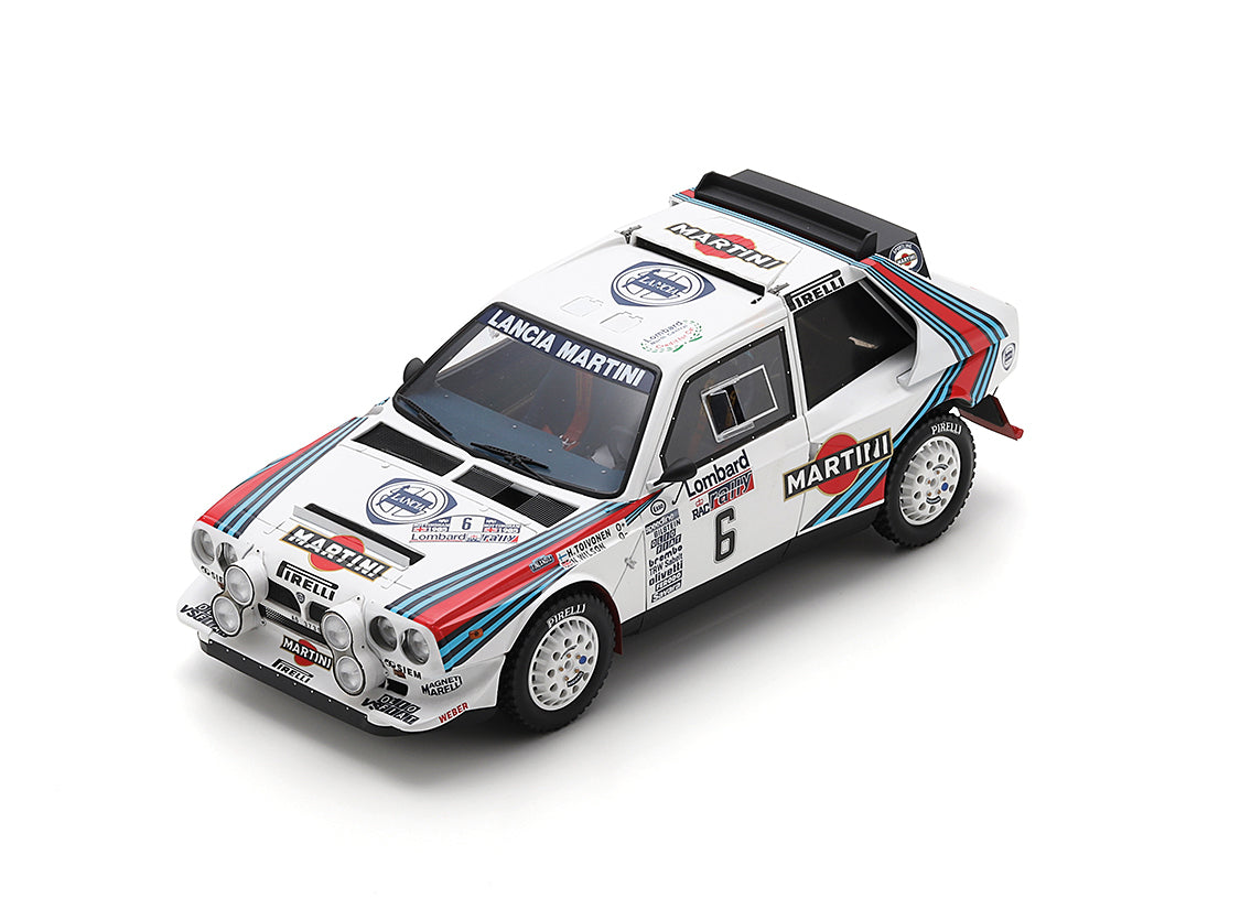 Spark 1:18 Lancia Delta S4 No.6 Henri Toivonen Neil Wilson Winner Lombard RAC Rally 1985 - Resin Model