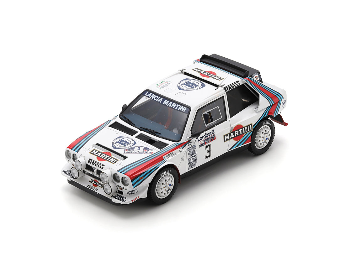 Spark 1:18 Lancia Delta S4 No.3 Markku Alen Ilkka Kivimäki 2nd Lombard RAC Rally 1985 - Resin Model