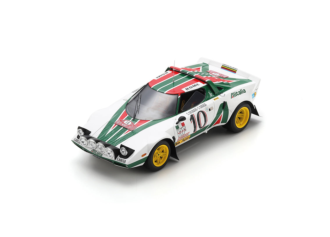 Spark 1:18 Lancia Stratos No.10 S. Munari - S. Maiga - Winner Monte Carlo Rally 1976 - Resin Model