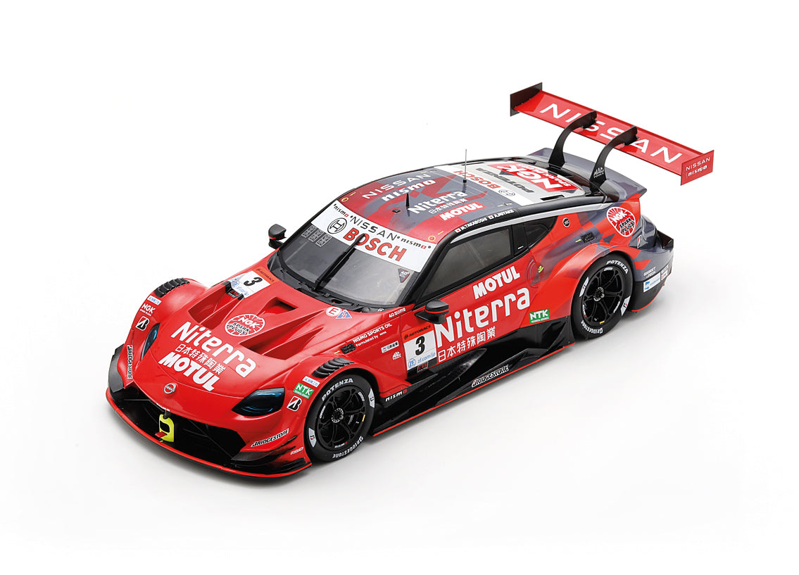 Spark 1:18 - Nissan Z MOTUL Niterra NISMO No.3 Mitsunori Takaboshi Atsushi Miyake GT500 Super GT Japan 2024 - Resin Model