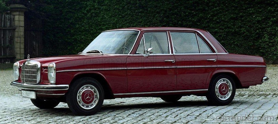 Norev 1:18 1968 Mercedes-Benz 200 - Dark Red Brown - Diecast Model