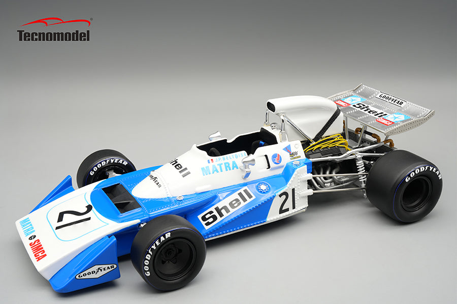 Tecnomodel 1:18 Matra MS120B No.21 Dutch GP 1971 Jean-Pierre Beltoise - Limited Edition - Resin Model Car