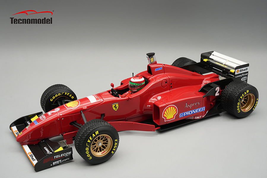 Tecnomodel - 1:18 Ferrari F310 No.2 Eddie Irvine Spain GP 1996 Wet Tyres - Limited Edition Resin Model With Driver Figure