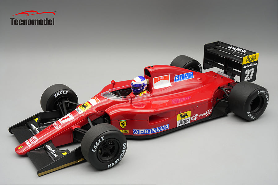 Tecnomodel - 1:18 Ferrari 642 No.27 Alain Prost Monaco GP 1991 - With Driver Figure - Limited Edition Resin Model