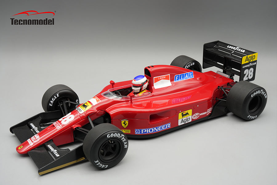Tecnomodel - 1:18 Ferrari 642 No.28 Jean Alesi Belgium GP 1991 - With Driver Figure - Limited Edition Resin Model