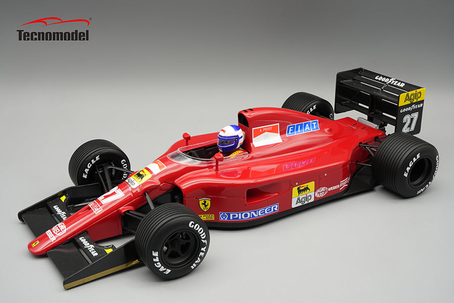 Tecnomodel - 1:18 Ferrari 642 No.27 Alain Prost Imola GP Wet Tyres 1991 - With Driver Figure - Limited Edition Resin Model