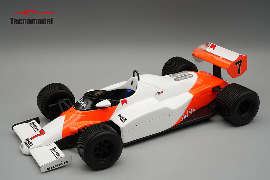Tecnomodel 1:18 McLaren MP4/1C 1983 Monaco GP Driver John Watson Wet Tyres Car No.7 - Limited Edition Resin Model