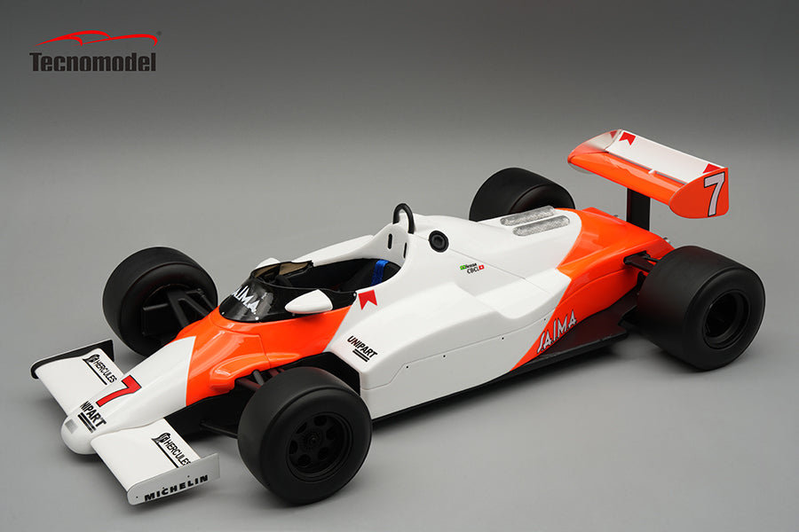 Tecnomodel 1:18 McLaren MP4/1C 1983 Silverstone Test drive Ayrton Senna Car No.7 - Limited Edition Resin Model