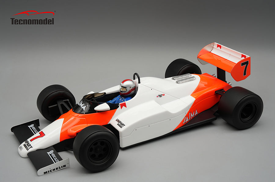 Tecnomodel 1:18 Mclaren MP4/1C 1983 Winner USA GP Driver John Watson Car No.7 with Driver Figure - Limited Edition Resin Model