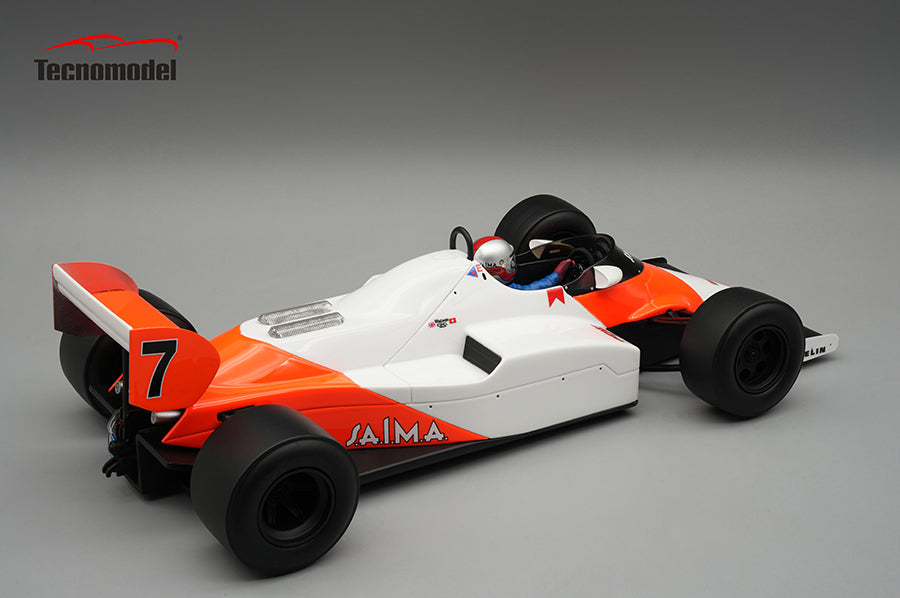 Tecnomodel 1:18 Mclaren MP4/1C 1983 Winner USA GP Driver John Watson Car No.7 with Driver Figure - Limited Edition Resin Model