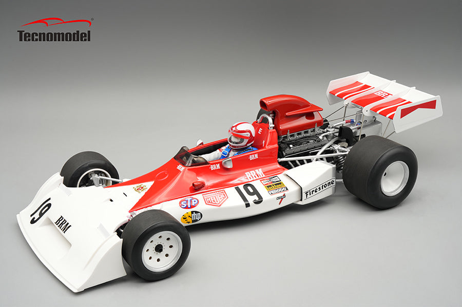 Tecnomodel 1:18 BRM P160E No.19 German GP 1973 Clay Regazzoni - With Driver Figure - Limited Edition - Resin Model Car