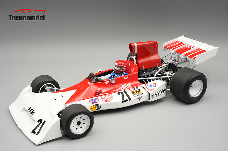 Tecnomodel 1:18 BRM P160E No.21 Monza GP 1973 Niki Lauda - With Driver Figure - Limited Edition - Resin Model Car