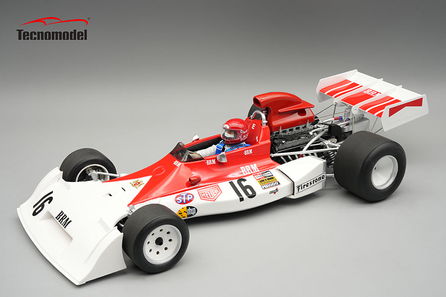 Tecnomodel 1:18 BRM P160E No.16 Spanish GP 1973 Niki Lauda - With Driver Figure - Limited Edition - Resin Model Car