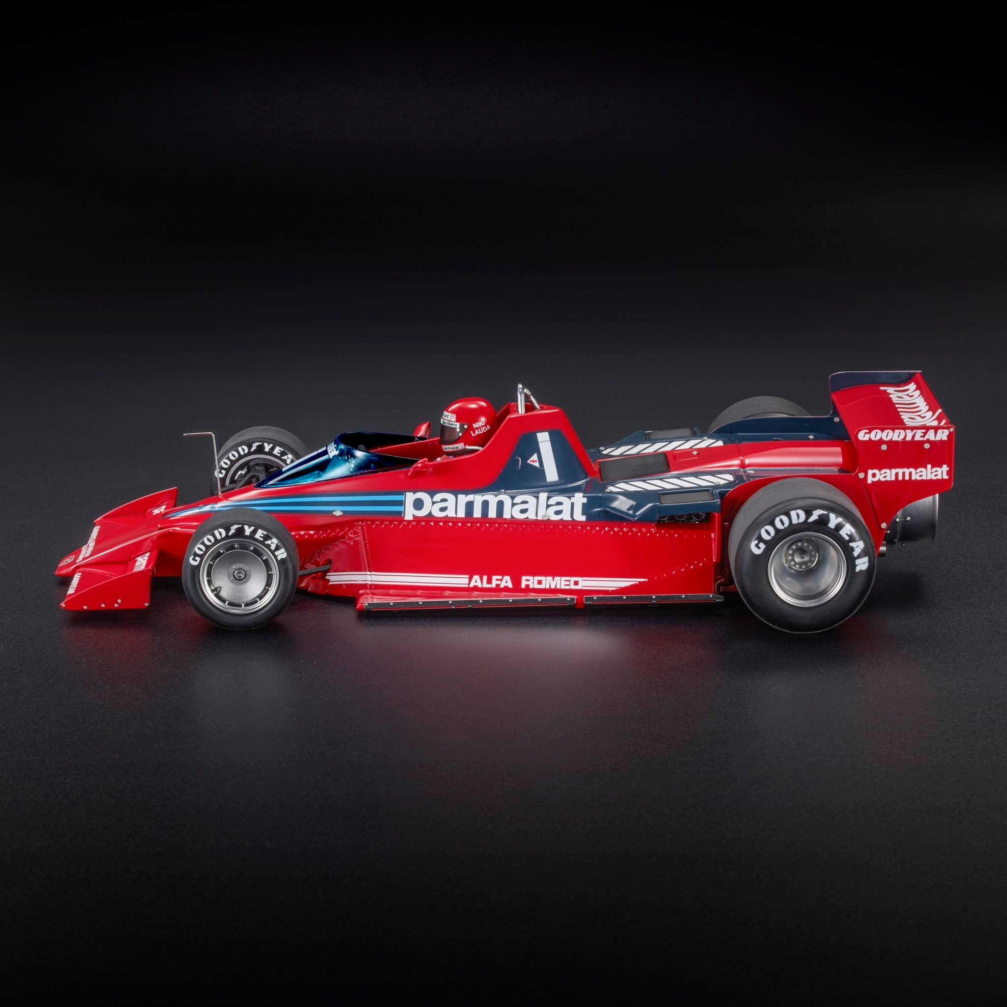 GP Replicas 1:18 Brabham BT46B "Fan Car" No.1 Niki Lauda Winner 1978 Swedish GP - Limited Edition Resin Model with Driver Figure