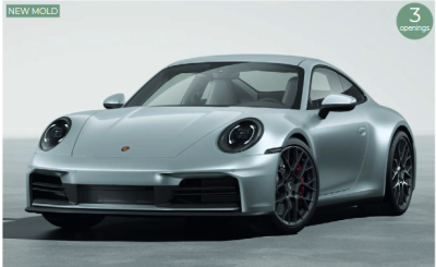 Norev 1:18 2025 Porsche 911 Carrera - Polar Silver Metallic - Diecast Model
