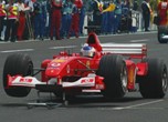 BBR 1:18 Ferrari F2002 GP France Barrichello - Resin Model with Showcase