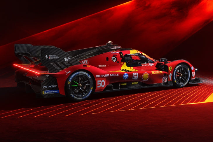 BBR 1:12 Ferrari 499P No.50 - Antonio Fuoco - Miguel Molina - Nicklas Nielsen - 24h Le Mans 2025 - Resin Model with Showcase