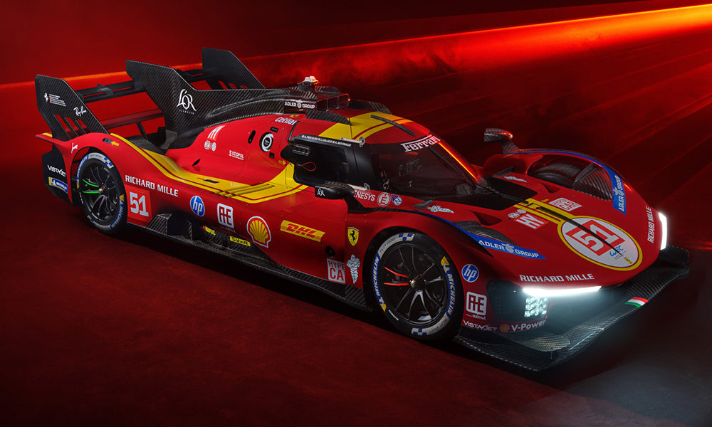 BBR 1:12 Ferrari 499P No.51 - Alessandro Pier Guidi - James Calado - Antonio Giovinazzi - 24h Le Mans 2025 - Resin Model with Showcase
