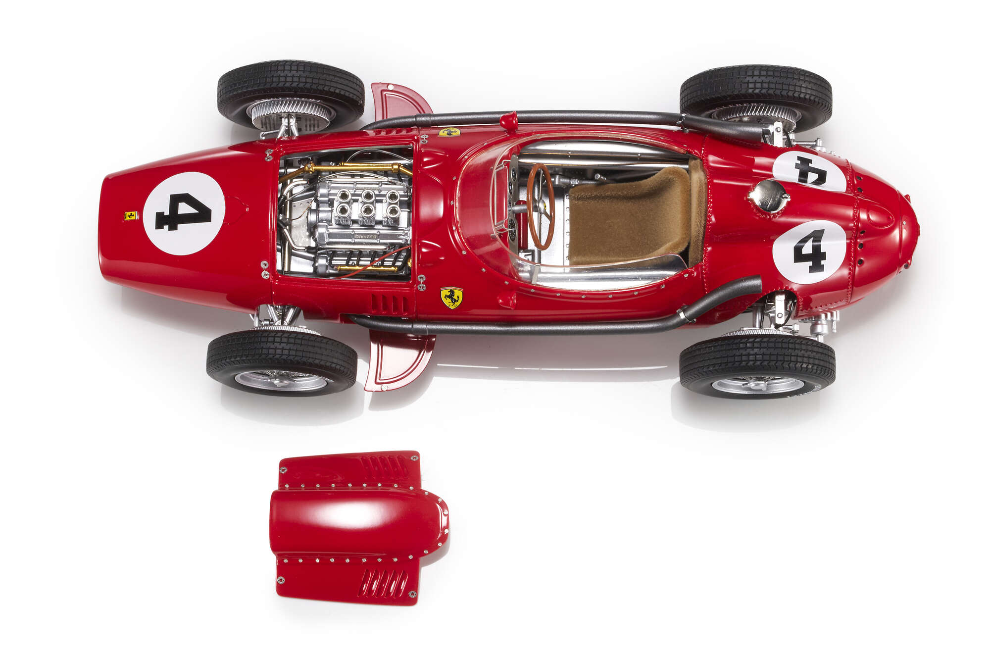 GP Replicas 1:12 Ferrari F1 Dino 246 - No.4 Mike Hawthorn - World Championship Winner French GP 1958 - Limited Edition - Resin Car Model