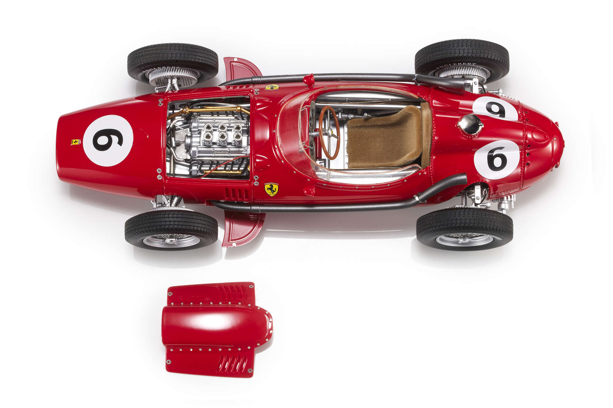 GP Replicas 1:12 Ferrari F1 Dino 246 - No.6 Wolfgang Von Trips - French GP 1958 - Limited Edition - Resin Car Model