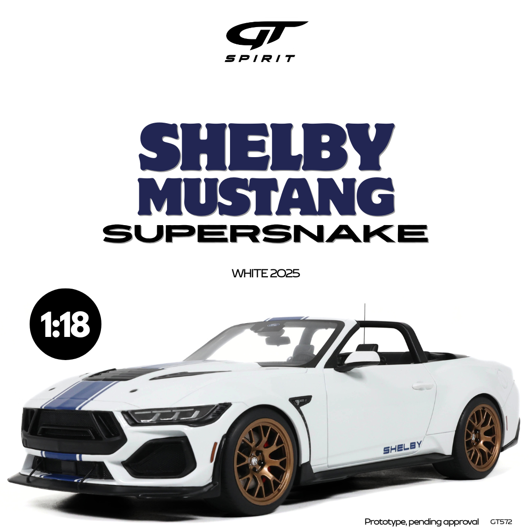 GT Spirit 1:18 Shelby Mustang Supersnake White 2025 - Resin Model