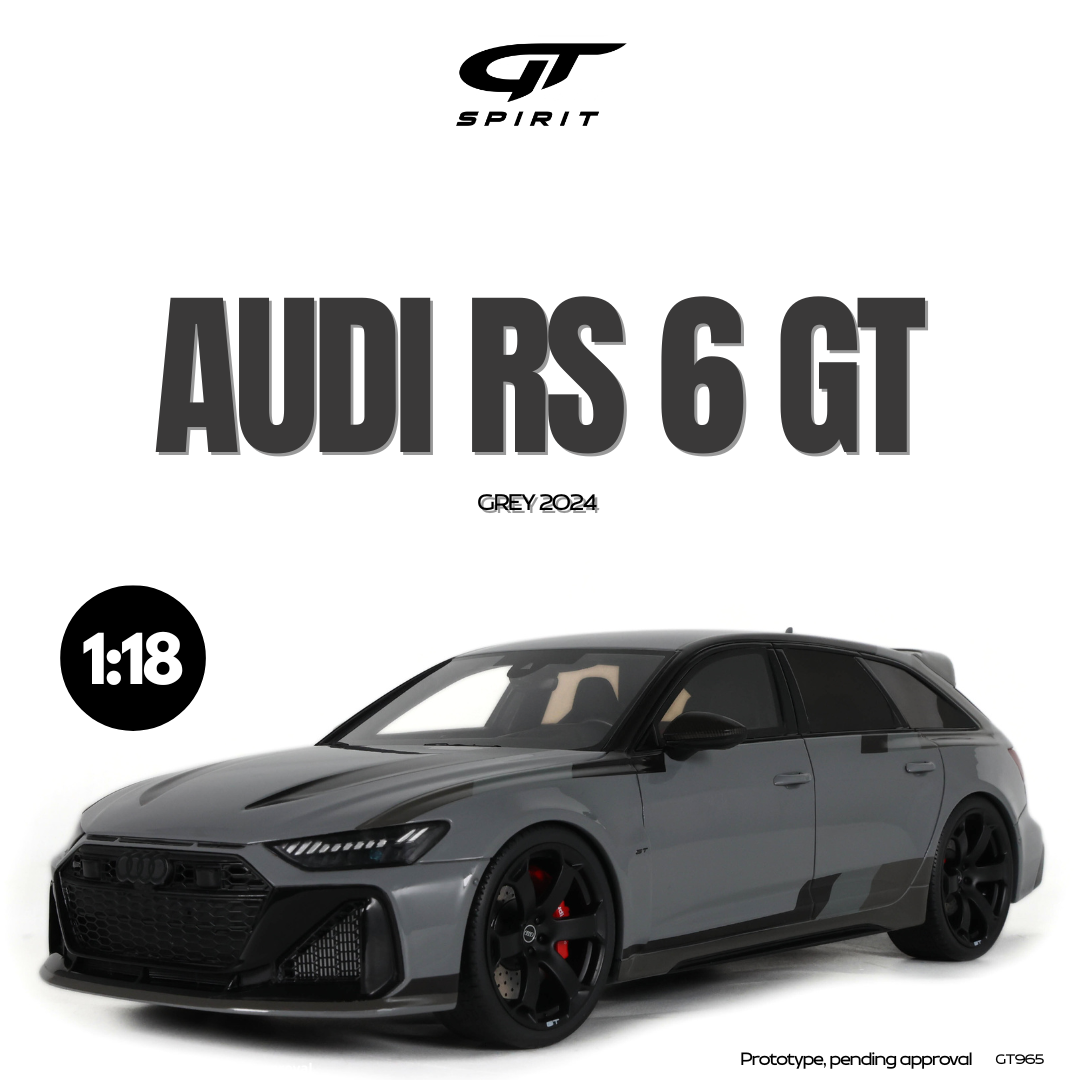 GT Spirit 1:18 Audi RS6 GT Grey - Resin Model