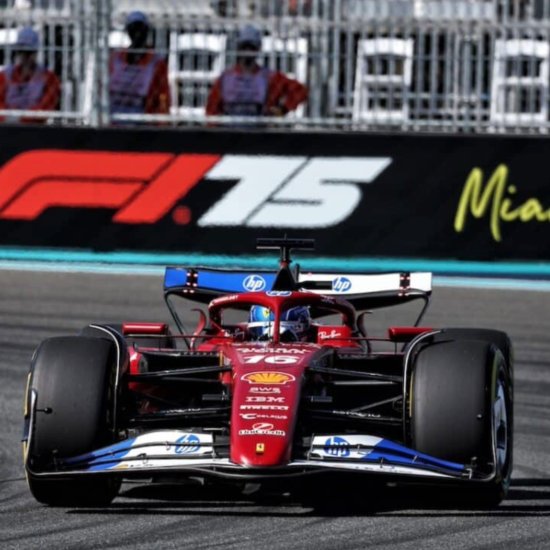 Looksmart 1:43 - Ferrari SF-25 No.16 Charles Leclerc F1 Miami 2025 - Resin Model