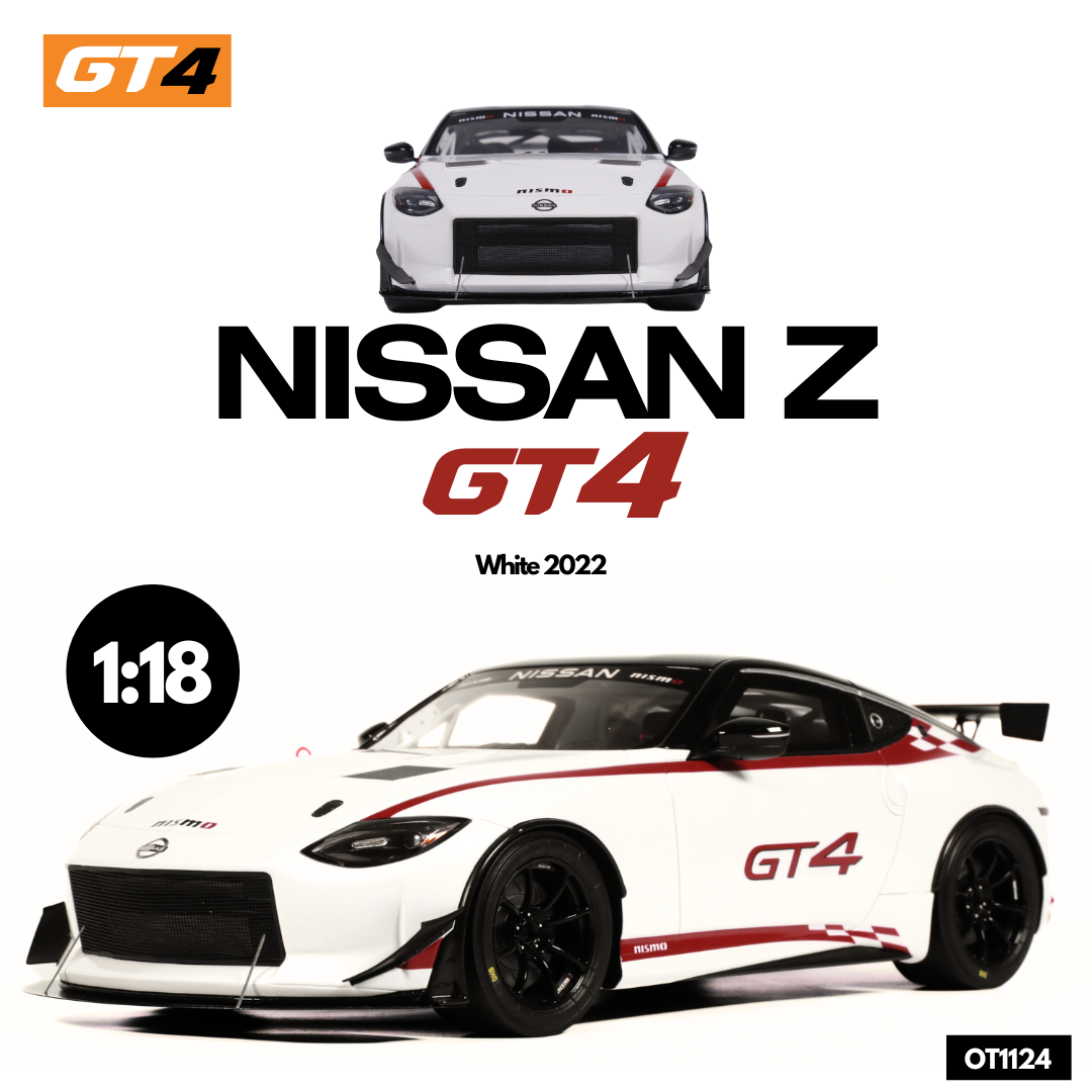 Otto Mobile 1:18 Nissan Z GT4 White 2022 - Resin Model