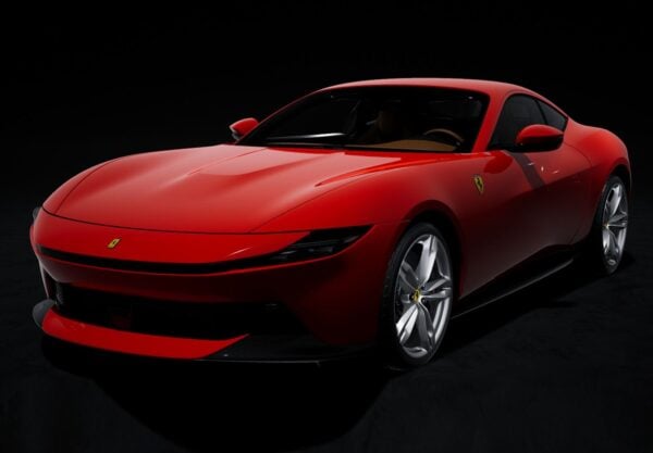 BBR - 1:18 Ferrari Amalfi 2024 Rosso Corsa - Limited Edition Resin Model (With Showcase)