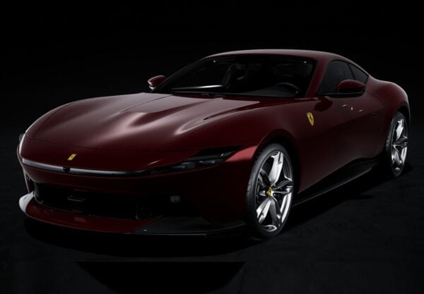 BBR - 1:18 Ferrari Amalfi 2024 Rubino Micalizzato - Limited Edition Resin Model (With Showcase)