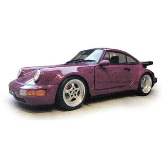 Minichamps 1:12 PORSCHE 911 (964) TURBO 3.6 – 1994 – Sternrubin - Resin Model