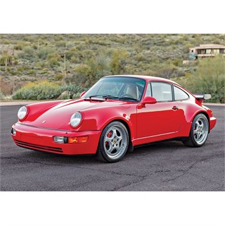 Minichamps 1:12 PORSCHE 911 (964) TURBO 3.6 – 1994 – Red - Resin Model