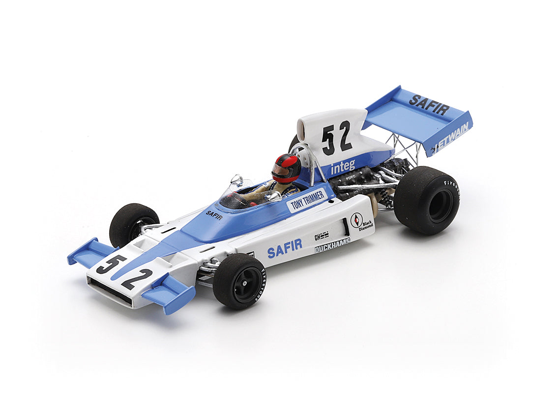 Spark 1:43 - Safir RJ02 No.52 Tony Trimmer F1 Race Of Champions 1975 - Resin Model