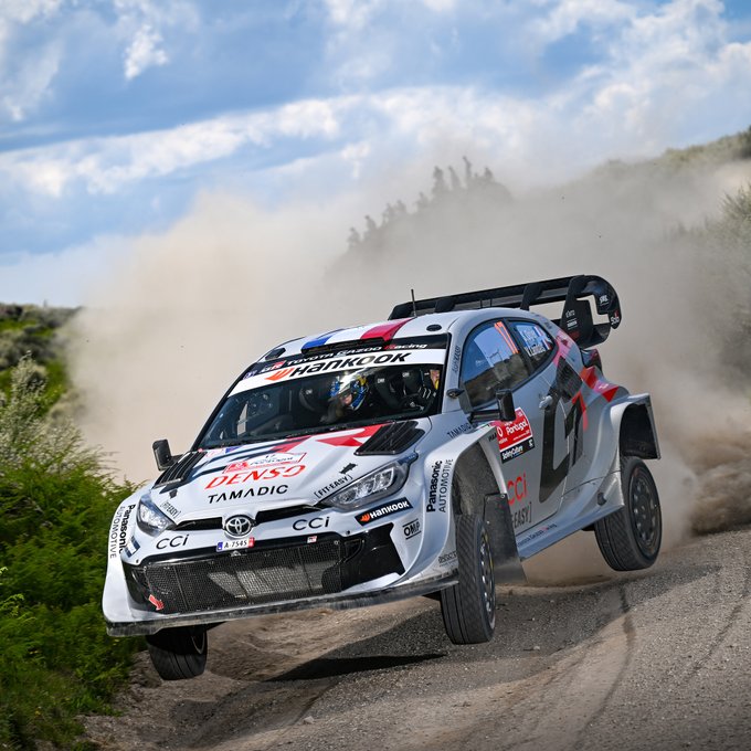 Spark 1:43 - Yaris GR Rally1 Hybrid Team Toyota Gazoo Racing WRT No.17 Sebastien Ogier Vincent Landais - Winner Rally Portugal 2025 - Resin Model