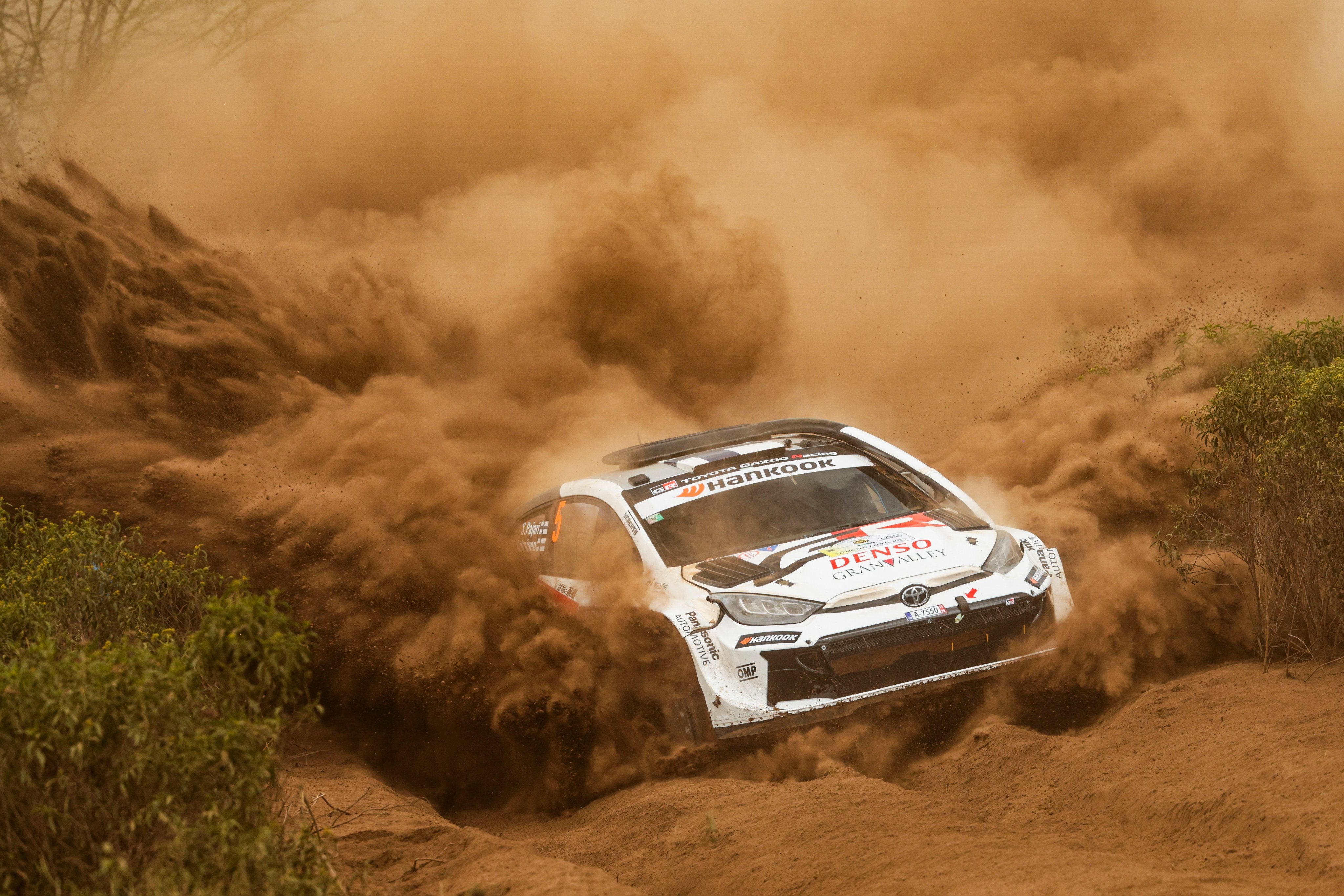 Spark 1:43 - Toyota GR Yaris Rally1 Gazoo Racing WRT No.5 Sami Pajari Marko Salminen 4th Safari Rally Kenya 2025 - Resin Model