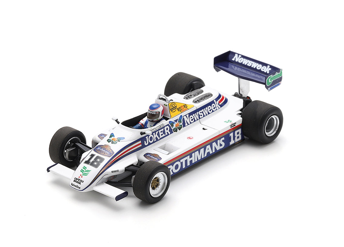 Spark 1:43 - March 821 No.18 Raul Boesel F1 9th US GP Long Beach 1982 - Resin Model