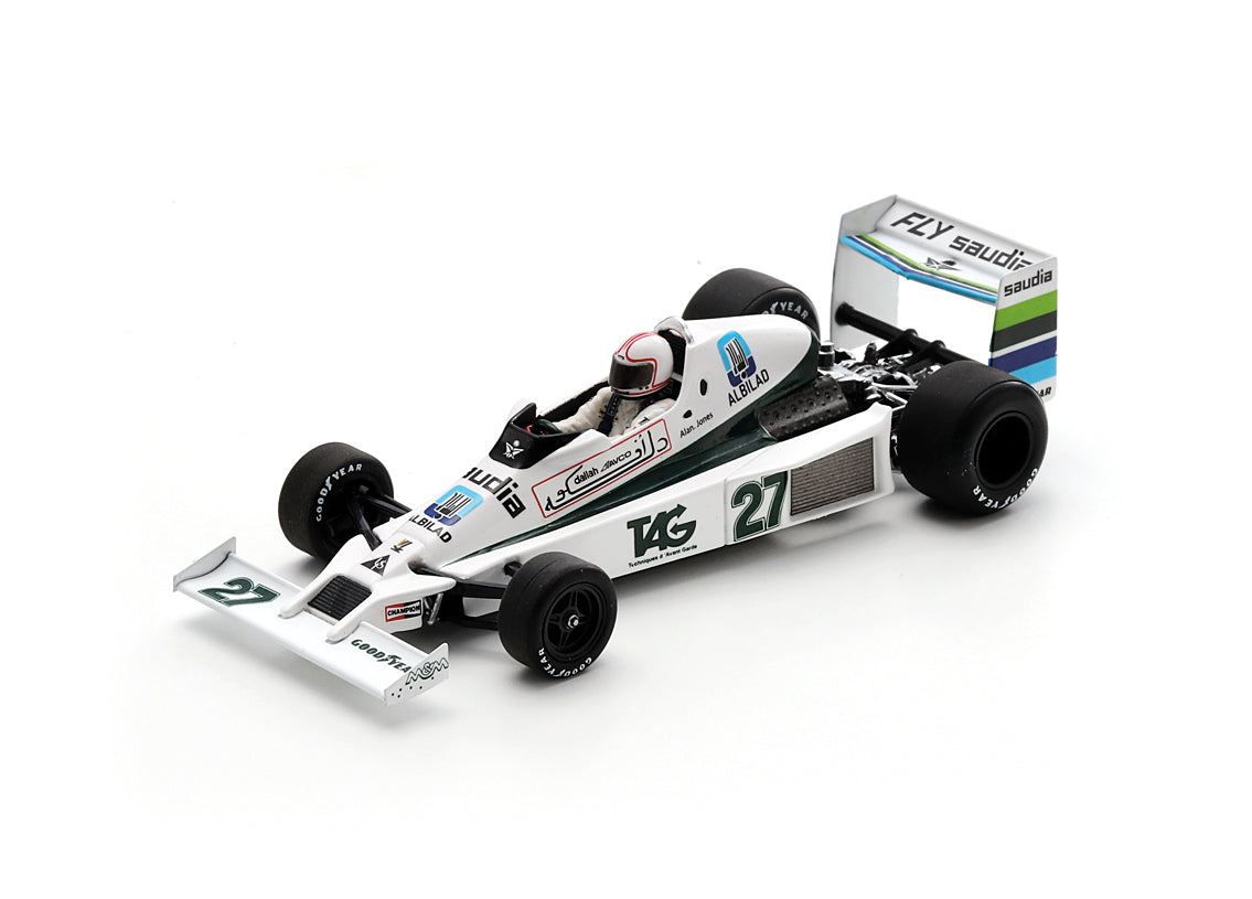 Spark 1:43 - Williams FW06 No.27 Aaron Jones F1 3rd US GP Long Beach 1979 - Resin Model