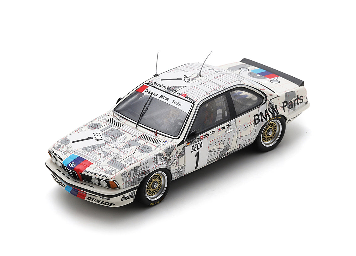 Spark 1:43 - BMW 635 CSi Italia No.1 3rd 24H Spa 1984 - Resin Model