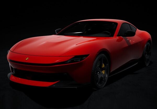 BBR - 1:18 Ferrari Amalfi 2024 Rosso Corsa with Black Alloys - Limited Edition Resin Model (With Showcase)