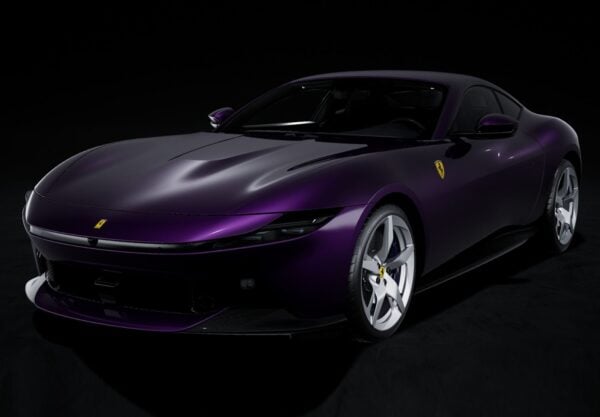 BBR - 1:18 Ferrari Amalfi 2024 Violetto Dino - Limited Edition Resin Model (With Showcase)