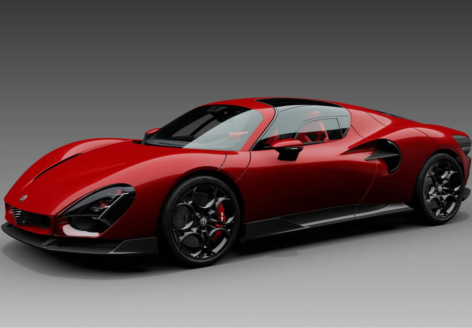 BBR 1:18 Alfa Romeo 33 Rosso Alfa - Black Interior - Limited Edition - Resin Model