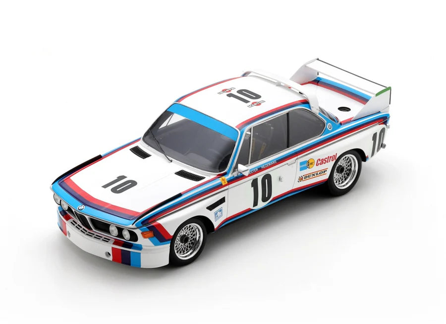 Spark 1:18 - BMW 3.0 CSL No.10 D. Quester - T. Hezemans Winner 24H Spa 1973 - Resin Model