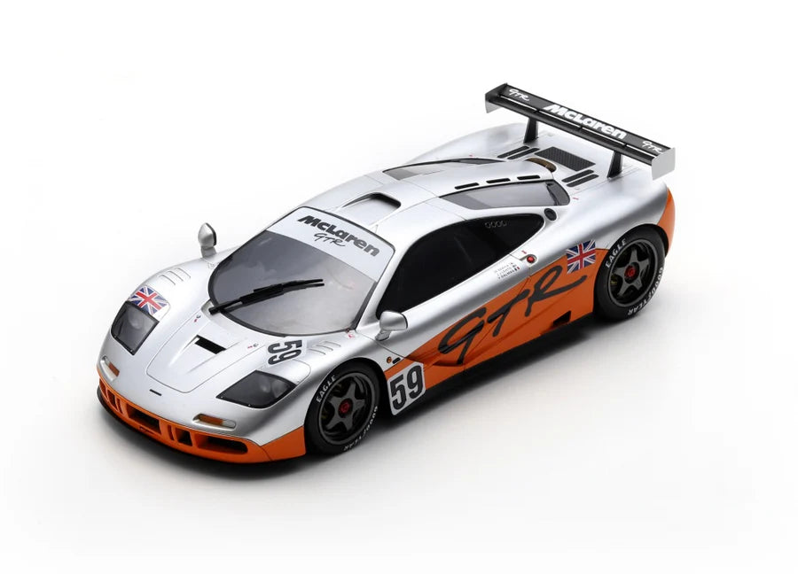 Spark 1:18 - McLaren F1 GTR No.59 Y. Dalmas - P-H. Raphanel Prequalifying Le Mans 24H 1995 - Resin Model