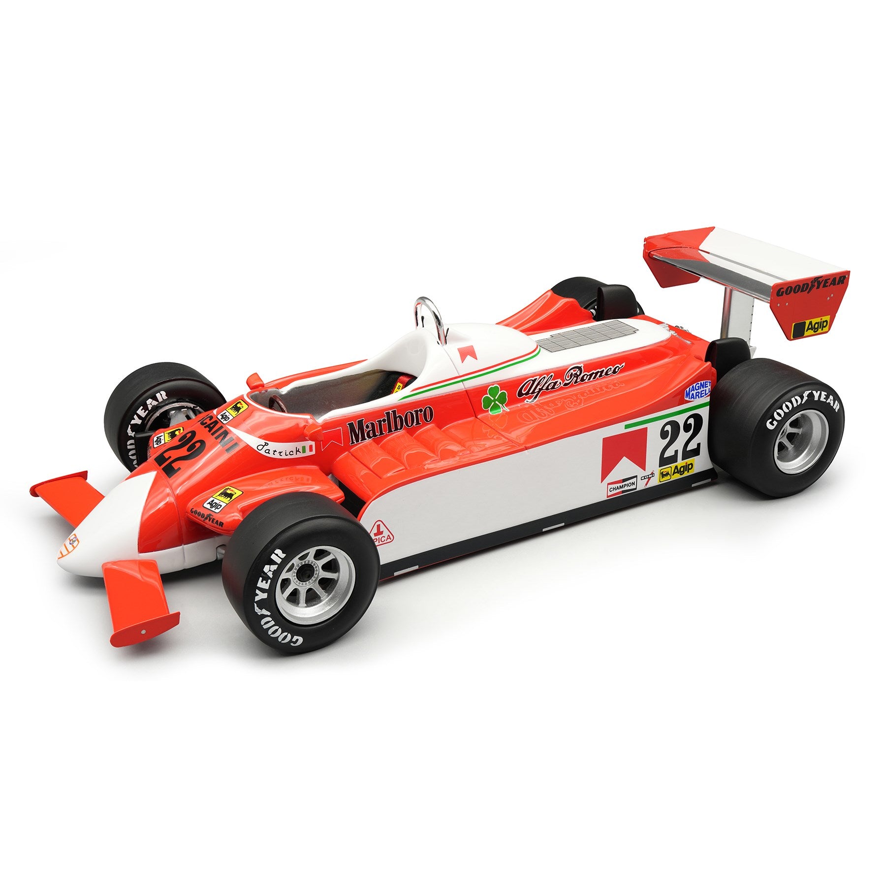 Tecnomodel 1:18 - Alfa Romeo 179 - No.22 Patrick Depailler - 1980 Monaco Grand Prix - Resin Model Car