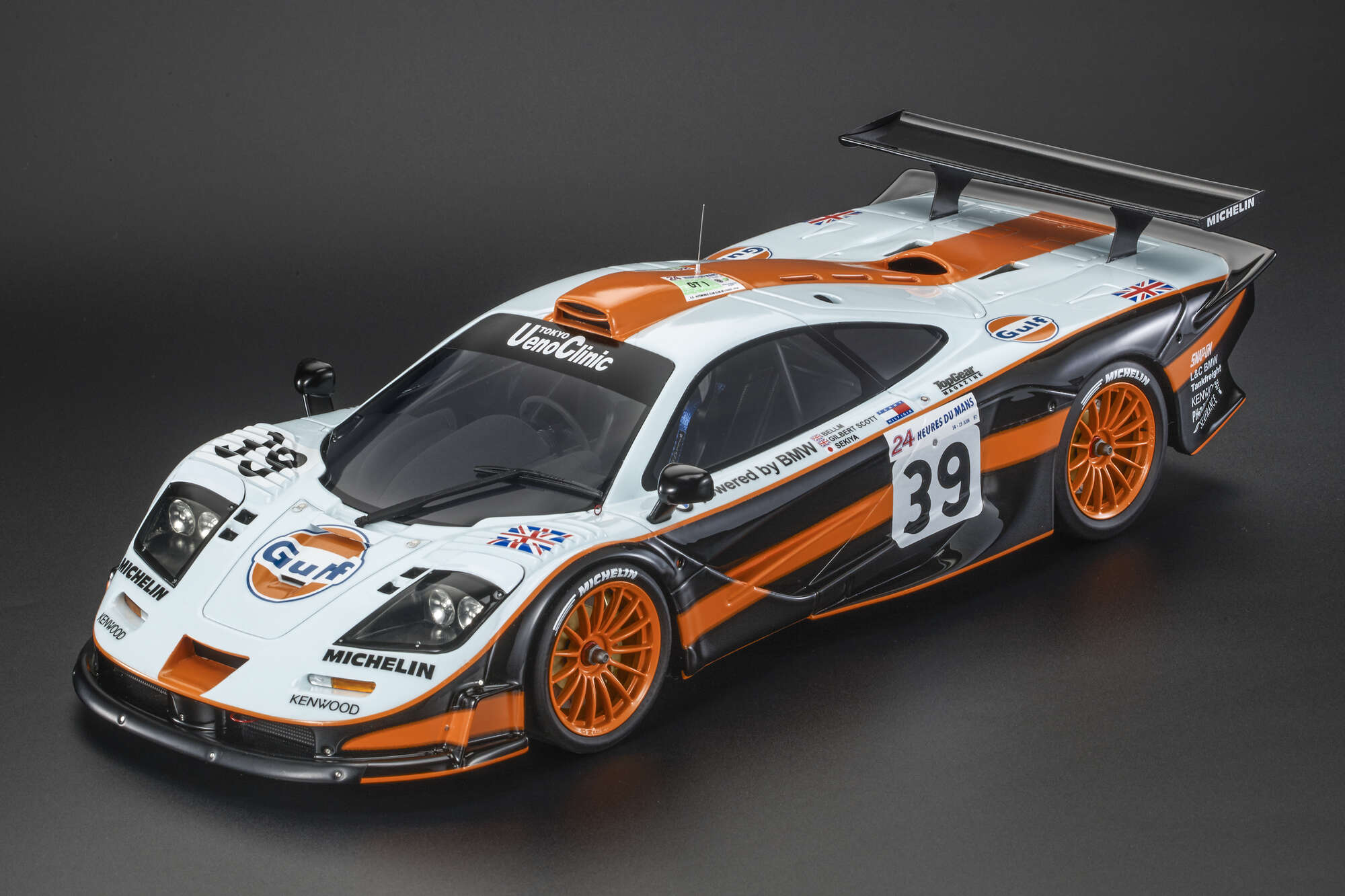 Top Marques 1:12 - McLaren F1 GTR Longtail 1997 Gulf-Davidoff No.39 - Chassis 25R - Resin Model