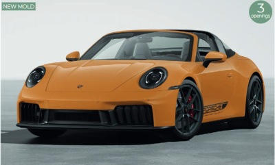 Norev 1:18 2025 Porsche 911 Targa 4 GTS - Bahama Yellow - Diecast Model