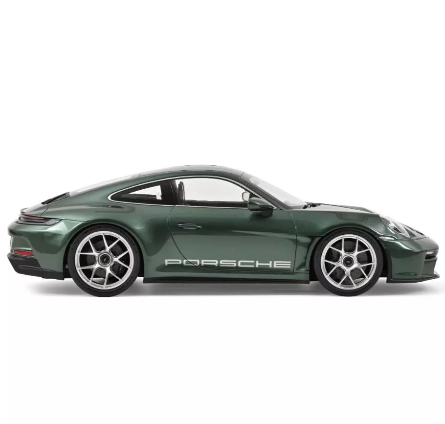 Norev 1:12 2023 Porsche 911 S/T - Malachite Green Metallic - Diecast Model