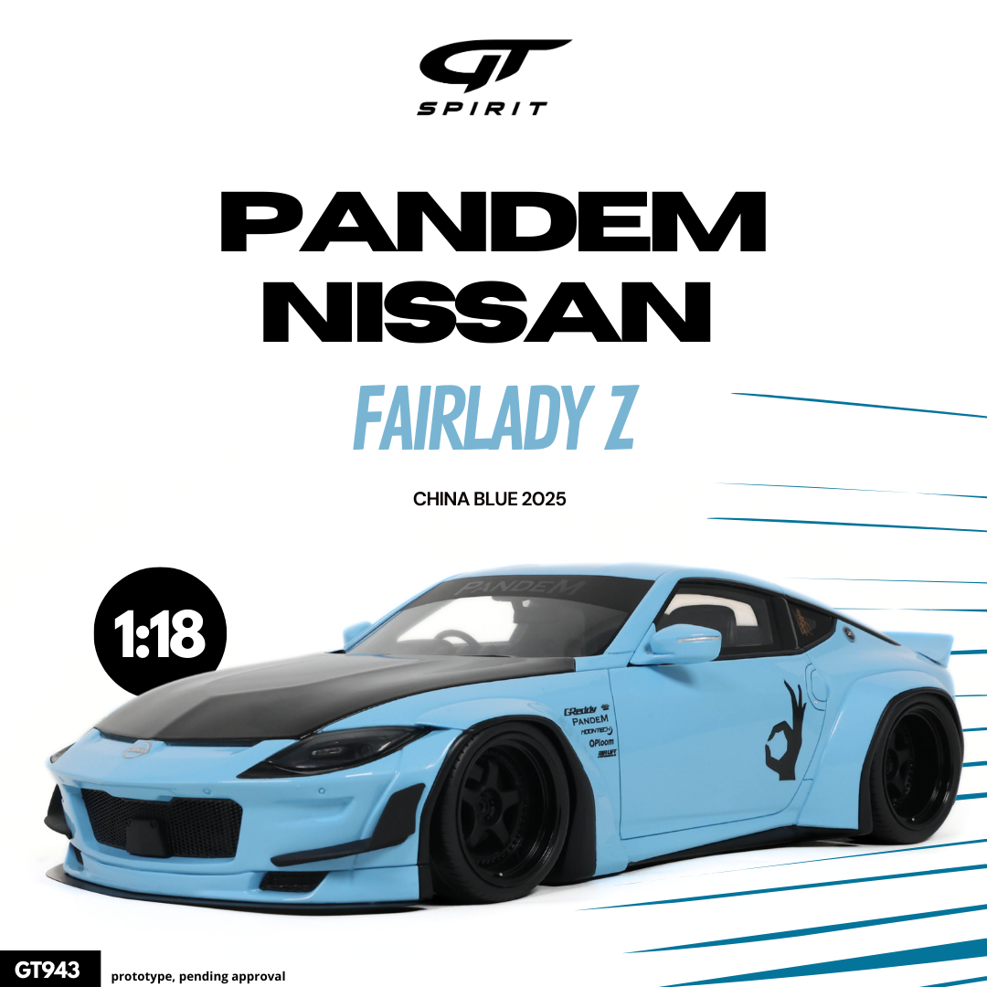 GT Spirit 1:18 Pandem Nissan Fairlady Z China Blue 2025 - Resin Model