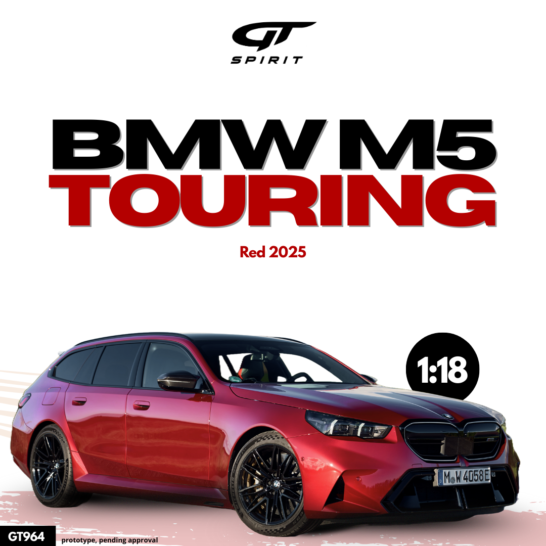 GT Spirit 1:18 BMW M5 Touring Red 2025 - Resin Model