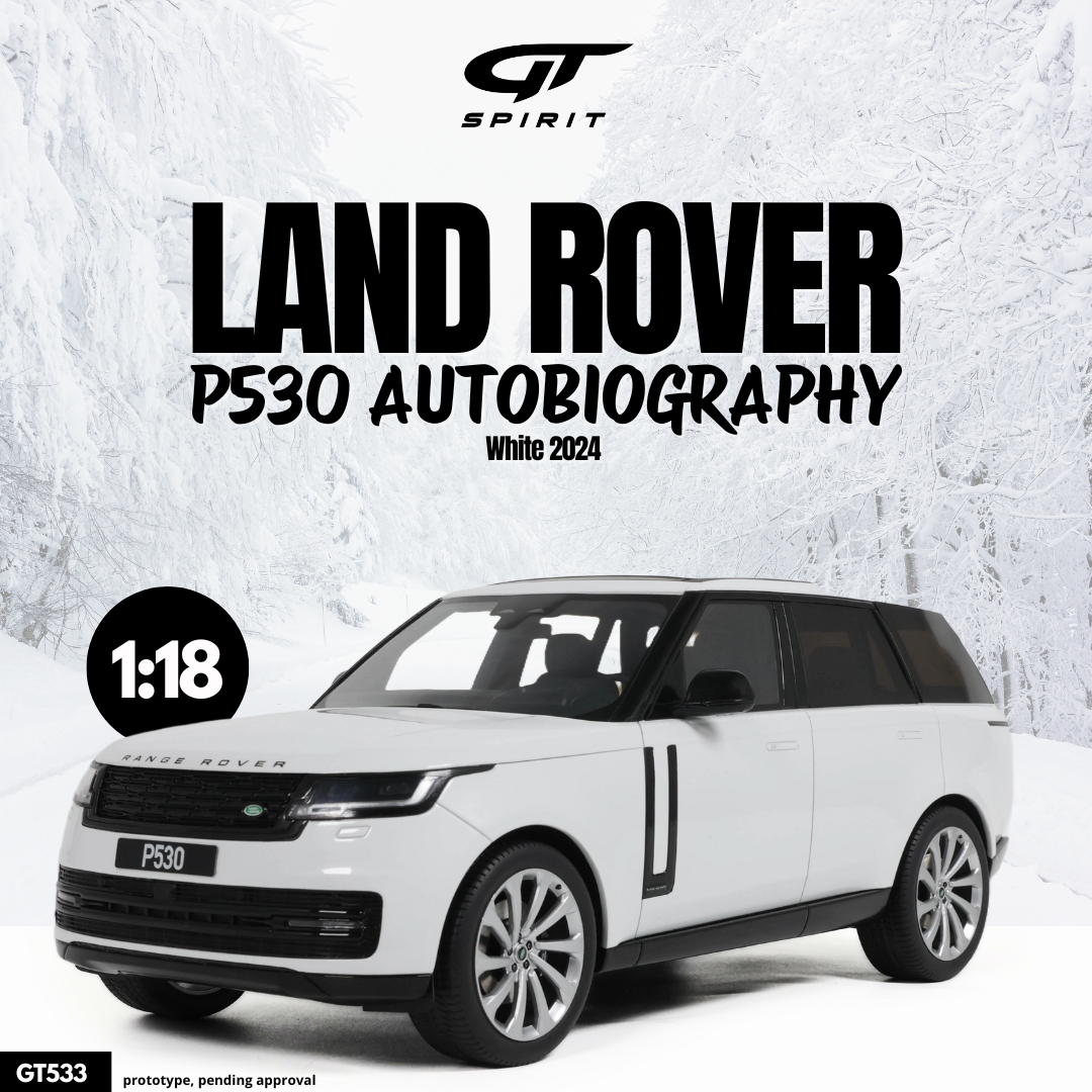 GT Spirit 1:18 Range Rover P530 Autobiography White 2024 - Resin Model